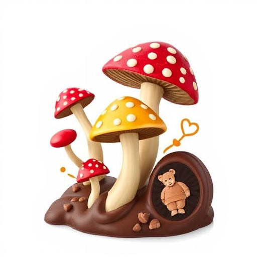 Magic Mushroom Chocolates Packaging Shots
