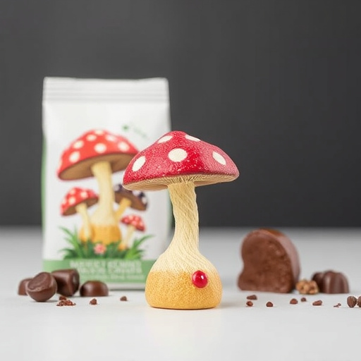 Magic Mushroom Chocolates Packaging Shots