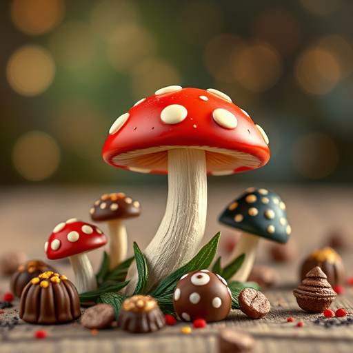 Magic Mushroom Chocolates Packaging Shots