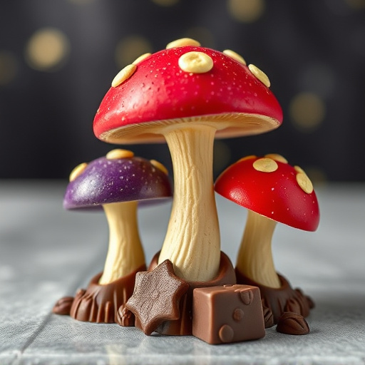 Magic Mushroom Chocolates Packaging Shots