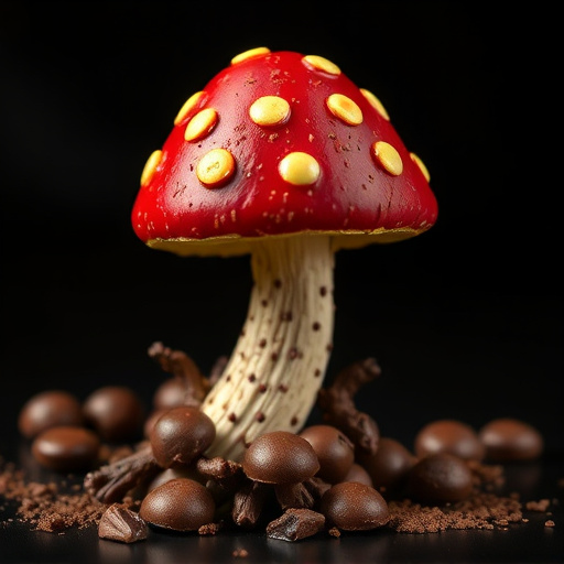 Magic Mushroom Chocolates Packaging Shots