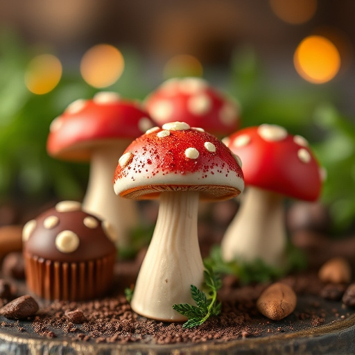Magic Mushroom Chocolates Packaging Shots
