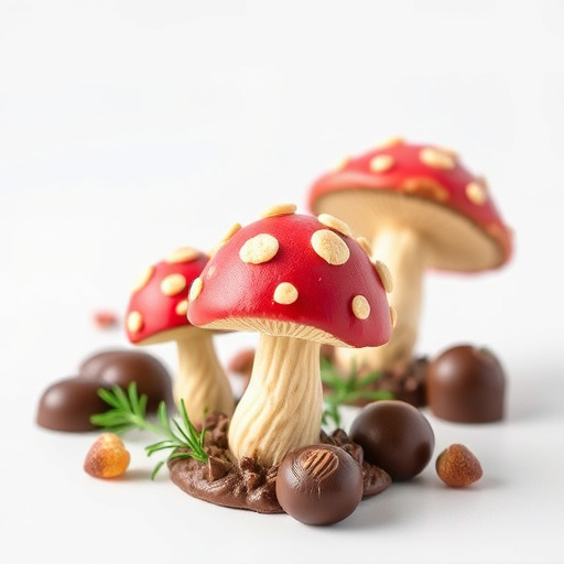 Magic Mushroom Chocolates Packaging Shots