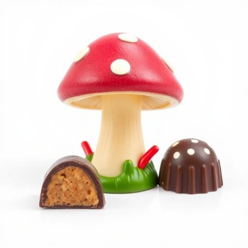 Magic Mushroom Chocolates Packaging Shots