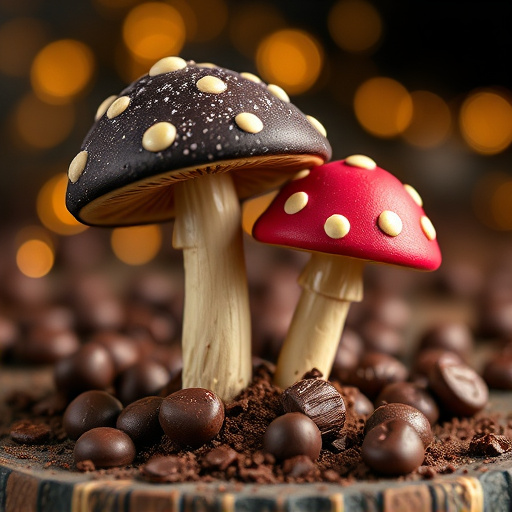 Magic Mushroom Chocolates Packaging Shots