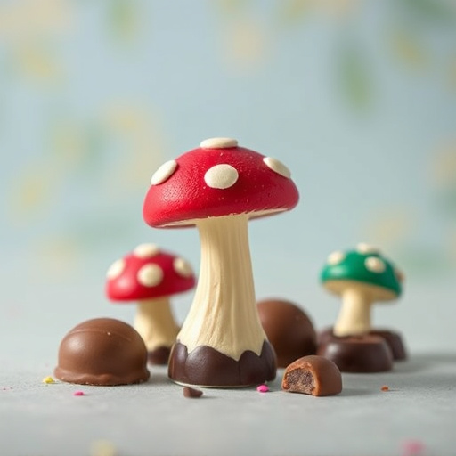 Magic Mushroom Chocolates Packaging Shots