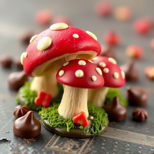 Magic Mushroom Chocolates Packaging Shots