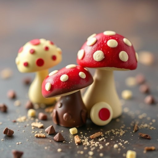 Magic Mushroom Chocolates Packaging Shots