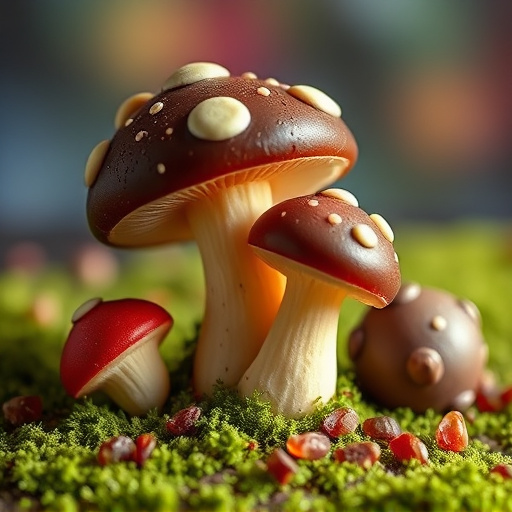 Magic Mushroom Chocolates Packaging Shots