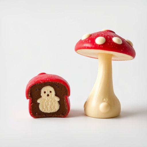 Magic Mushroom Chocolates Packaging Shots