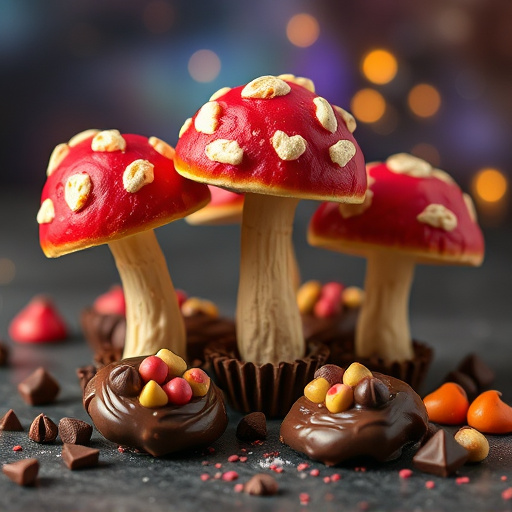 Magic Mushroom Chocolates Packaging Shots