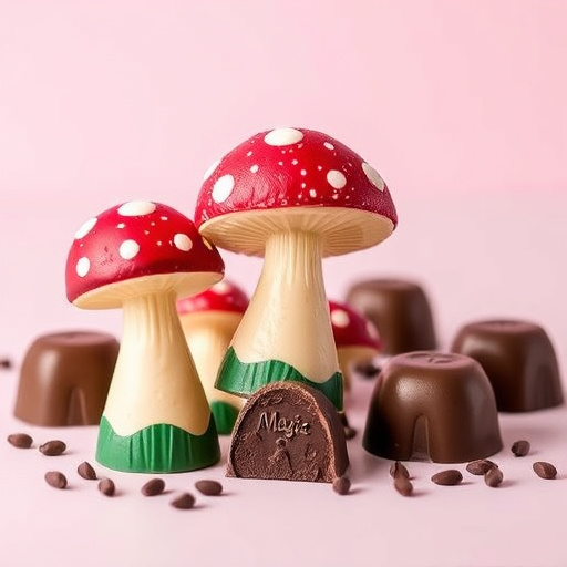 Magic Mushroom Chocolates Packaging Shots