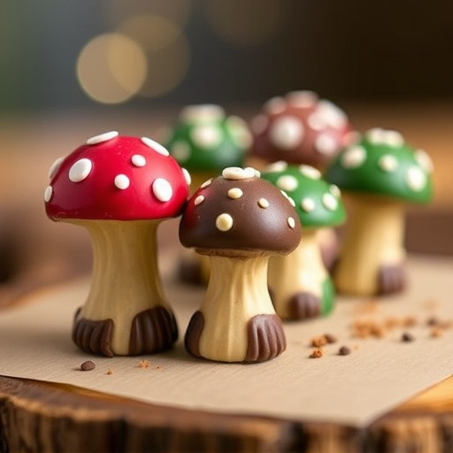 Magic Mushroom Chocolates Packaging Shots