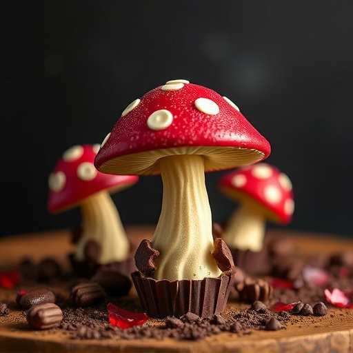 Magic Mushroom Chocolates Packaging Shots