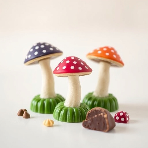 Magic Mushroom Chocolates Packaging Shots