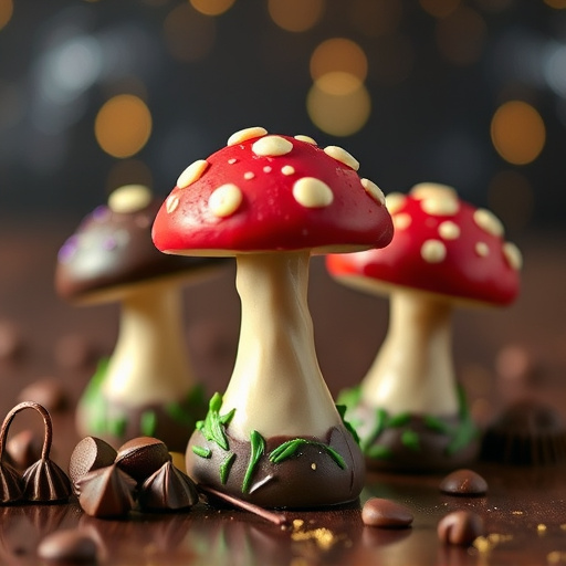 Magic Mushroom Chocolates Packaging Shots