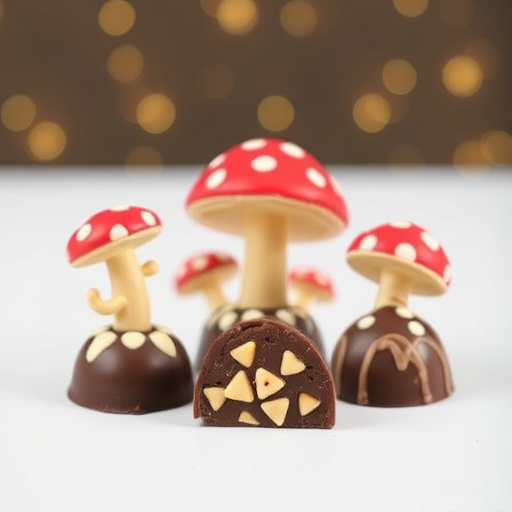 Magic Mushroom Chocolates Packaging Shots