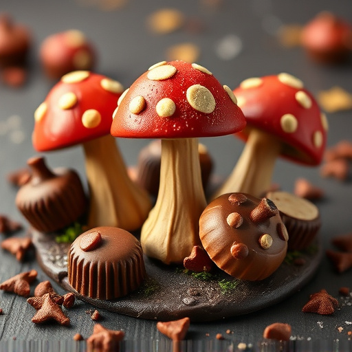 Magic Mushroom Chocolates Packaging Shots