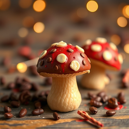 Magic Mushroom Chocolates Packaging Shots