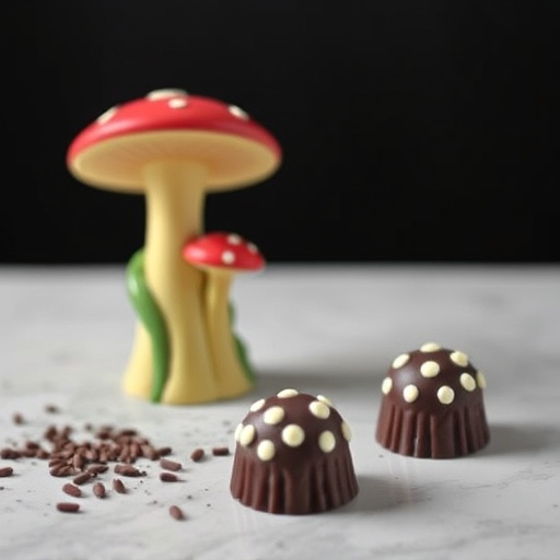 Magic Mushroom Chocolates Packaging Shots
