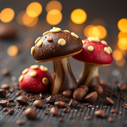 Magic Mushroom Chocolates Packaging Shots