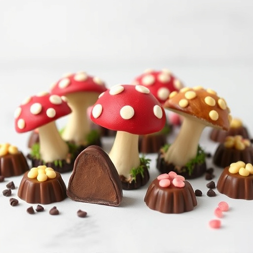 Magic Mushroom Chocolates Packaging Shots