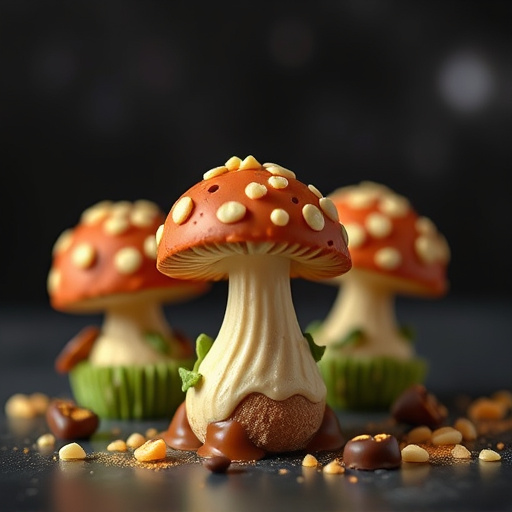 Magic Mushroom Chocolates Packaging Shots