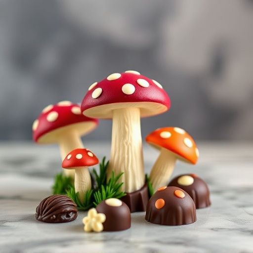 Magic Mushroom Chocolates Packaging Shots