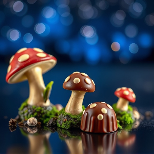 Magic Mushroom Chocolates Packaging Shots