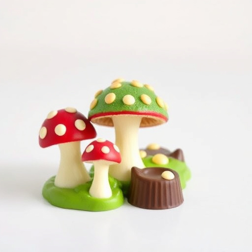 Magic Mushroom Chocolates Packaging Shots