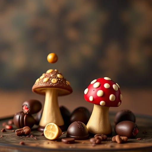 Magic Mushroom Chocolates Packaging Shots