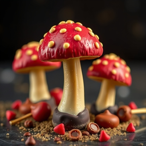 Magic Mushroom Chocolates Packaging Shots