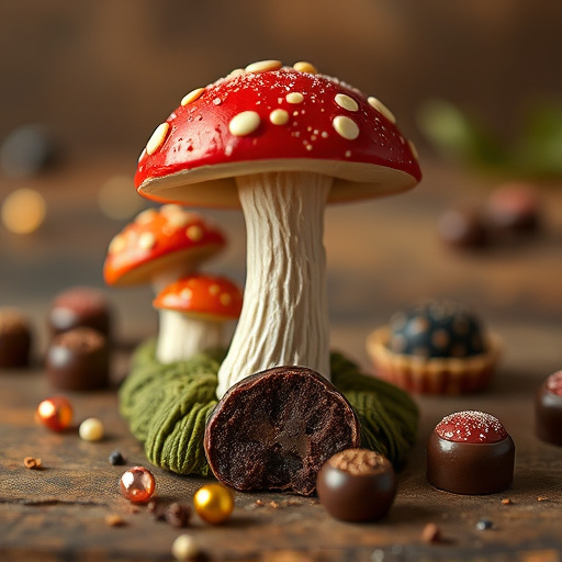 Magic Mushroom Chocolates Packaging Shots