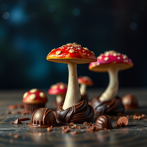 Magic Mushroom Chocolates Packaging Shots