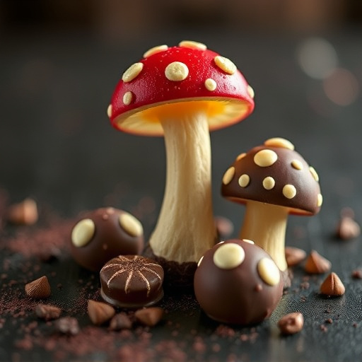 Magic Mushroom Chocolates Packaging Shots