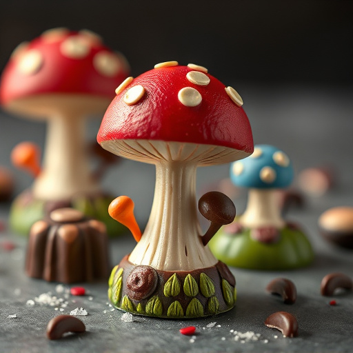 Magic Mushroom Chocolates Packaging Shots