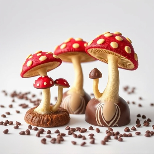 Magic Mushroom Chocolates Packaging Shots