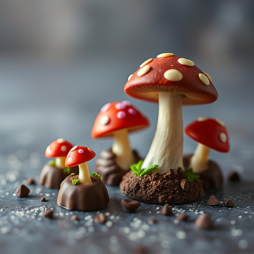 Magic Mushroom Chocolates Packaging Shots