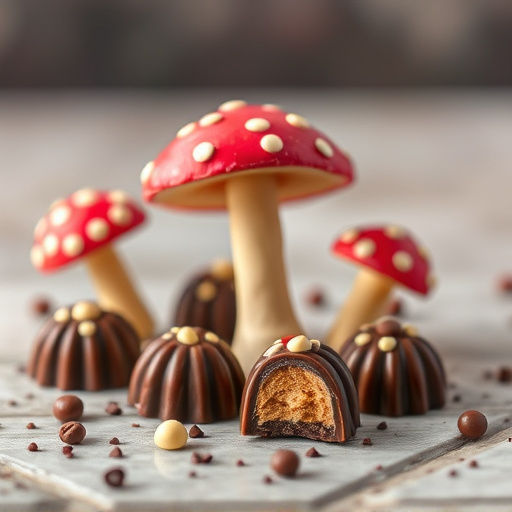 Magic Mushroom Chocolates Packaging Shots