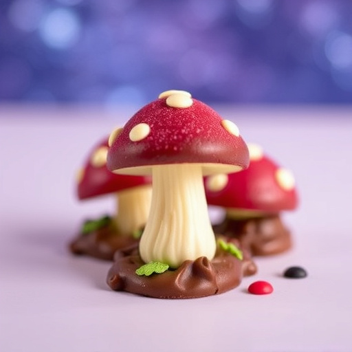 Magic Mushroom Chocolates Packaging Shots
