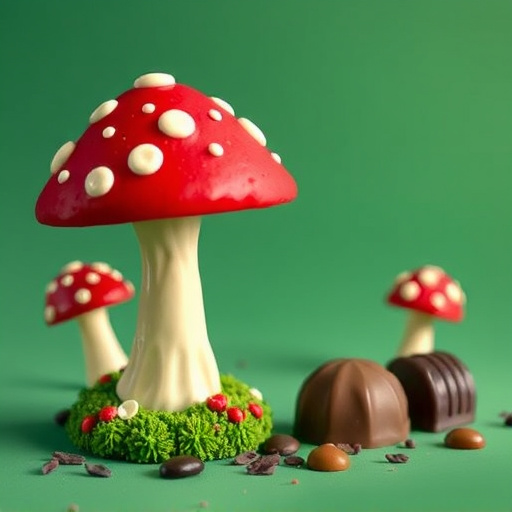 Magic Mushroom Chocolates Packaging Shots