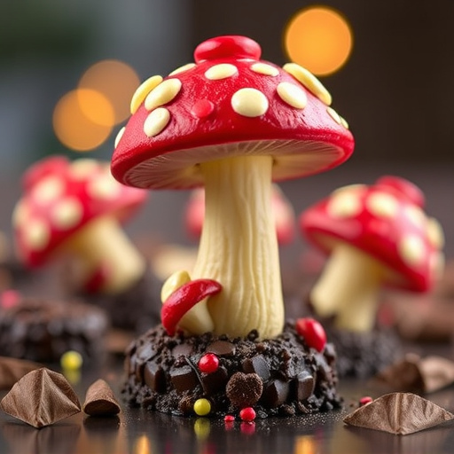 Magic Mushroom Chocolates Packaging Shots