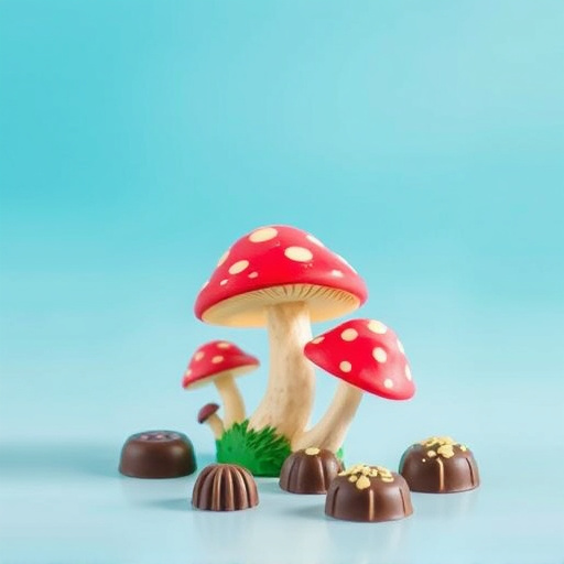 Magic Mushroom Chocolates Packaging Shots