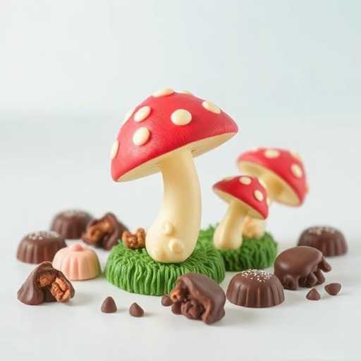 Magic Mushroom Chocolates Packaging Shots