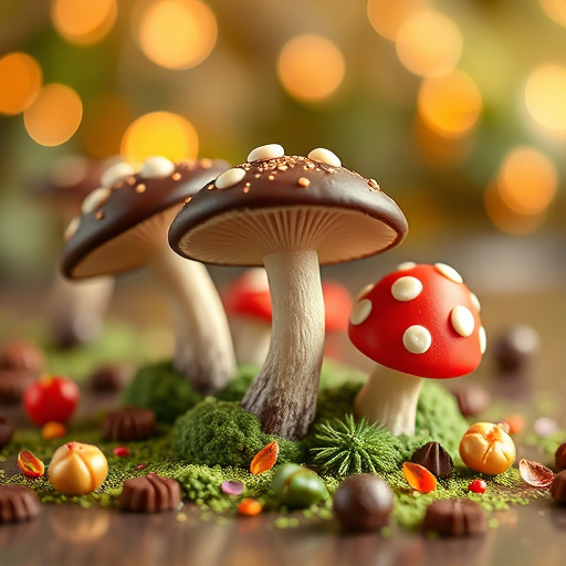 Magic Mushroom Chocolates Packaging Shots