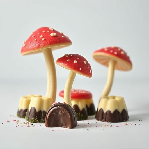 Magic Mushroom Chocolates Packaging Shots