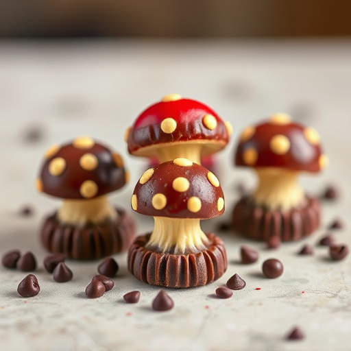 Magic Mushroom Chocolates Packaging Shots