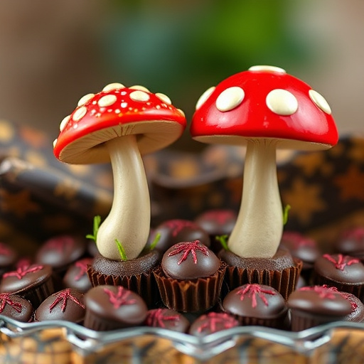 Magic Mushroom Chocolates Packaging Shots