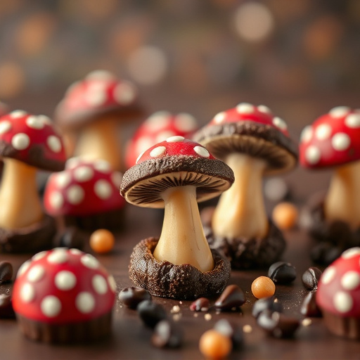 Magic Mushroom Chocolates Packaging Shots