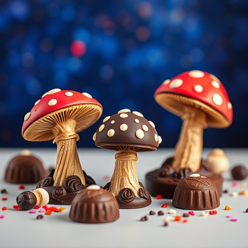 Magic Mushroom Chocolates Packaging Shots